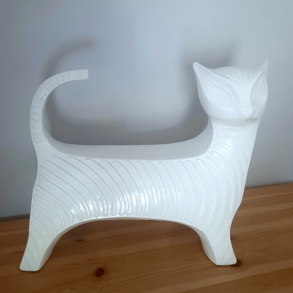 Cat holder shelf real wood white - Picture 7 of 8